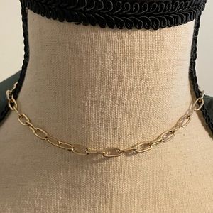 simple gold chain necklace